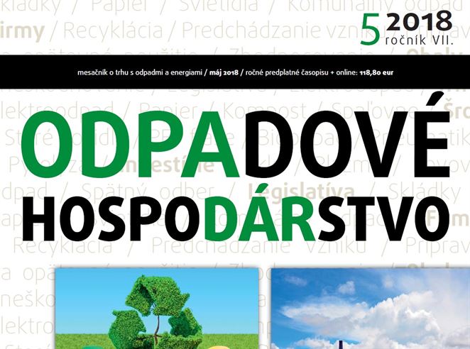 Čo by vám nemalo ujsť. ODPADOVÉ HOSPODÁRSTVO, 2018/05